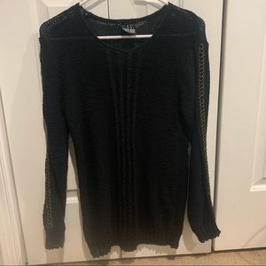 Mark Alan chain detail sleeve sweater